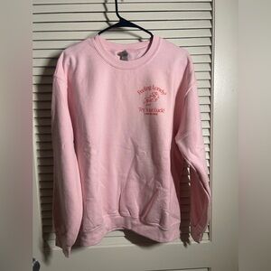 Miranda Morris Pink Graphic Crewneck Sweatshirt - Feeling Lonely?